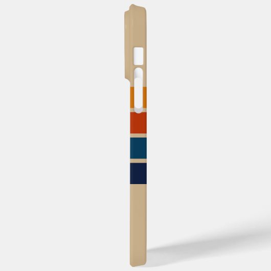 70s Retro iPhone 14 Pro Max Case (Rückseite / Links)