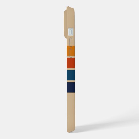 70s Retro iPhone 15 Plus Case Hülle (Linke Seite)