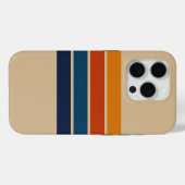70s Retro iPhone 15 Pro Case (Rückseite (Horizontal))