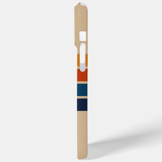 70s Retro iPhone 15 Pro Max Case (Rückseite / Links)