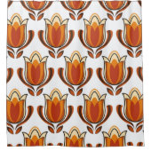 70's retro pattern material illustration70s,1970,p duschvorhang (Vorderseite)