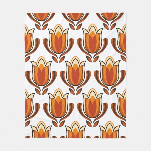 70's retro pattern material illustration70s,1970,p fleecedecke (Vorderseite)