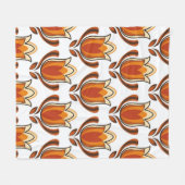 70's retro pattern material illustration70s,1970,p fleecedecke (Vorderseite (Horizontal))