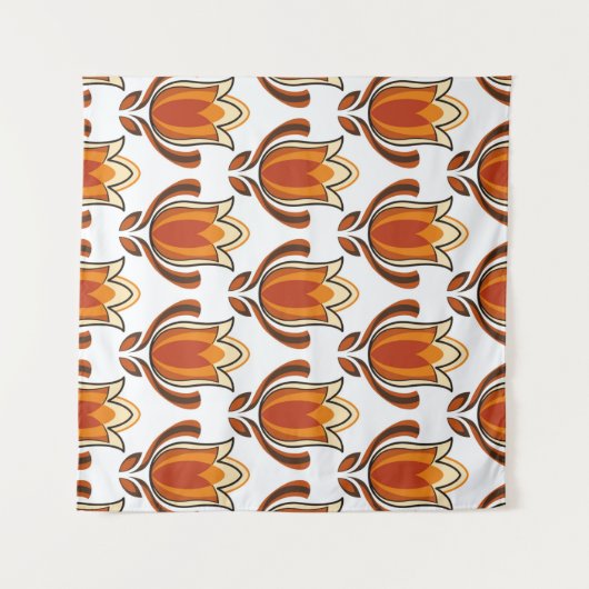 70's retro pattern material illustration70s,1970,p wandteppich (Vorderseite (Horizontal))