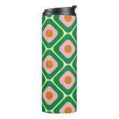 70's Retro Seamless Pattern. 60s and 70s Aesthetic Thermosbecher (Nach links gedreht)