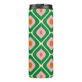 70's Retro Seamless Pattern. 60s and 70s Aesthetic Thermosbecher (Rückseite)