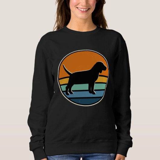 70s Retro Vintage Beagle Sweatshirt (Vorderseite)