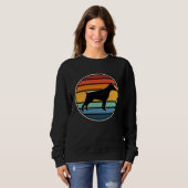 70s Retro Vintage Doberman Sweatshirt (Vorne ganz)