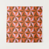 70s retro vintage pattern background wandteppich (Vorderseite)
