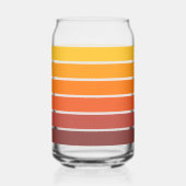 70s Retro Vintage Style Geometric Pattern Dosenglas (Rechts)