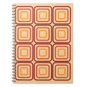 70s square pattern notizblock (Vorderseite)