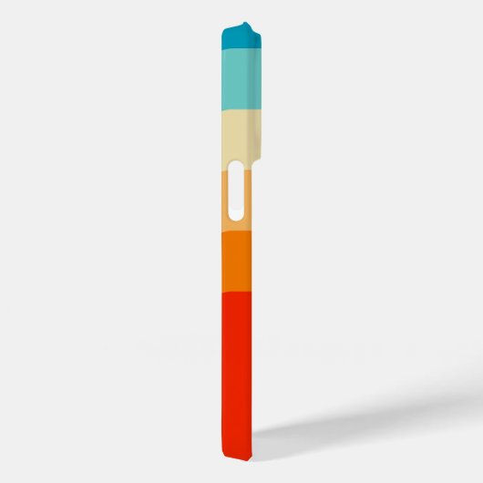 70s Square Rainbow Case-Mate iPhone Hülle (Rückseite / Rechts)