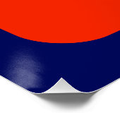 70s Square Rainbow Poster (Ecke)