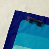 70s Square Rainbow Strandtuch (Beispiel)