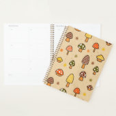 70s Style Retro Mushrooms Spiral Notebook Planer (Anzeige)