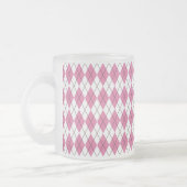 70s Tartan-Pattern Pinky Mattglastasse (Links)