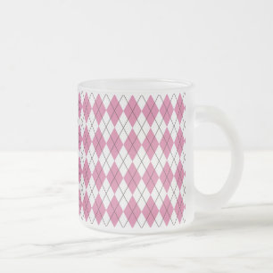 70s Tartan-Pattern Pinky Mattglastasse
