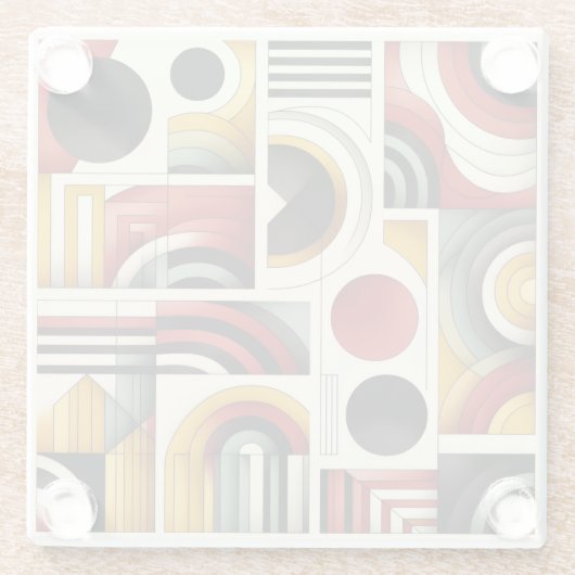 70s Urban Flow Glasuntersetzer (Rückseite)