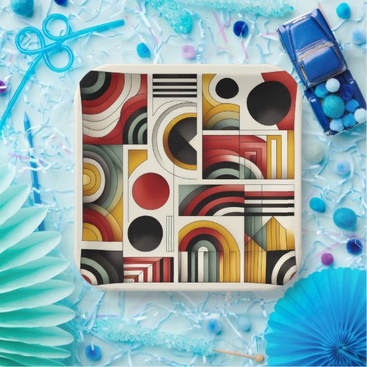 70s Urban Flow Pappteller (Party)