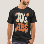 70's Vibe Costume 70s Party Outfit Groovy Hippie P T-Shirt (Vorderseite)