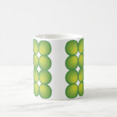 70's years green circle rows... kaffeetasse (Mittel)