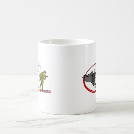 70t Uhr D-Day anniversary Kaffeetasse (Mittel)