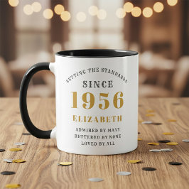 70th Birthday 1956 Add Name Elegant Tasse