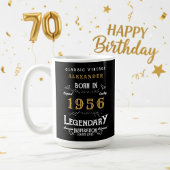 70th Birthday 1956 Legendary Retro Kaffeetasse