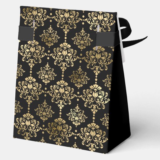 70th Birthday Gold Elegant Thank You  Geschenkschachtel (Rückseite)