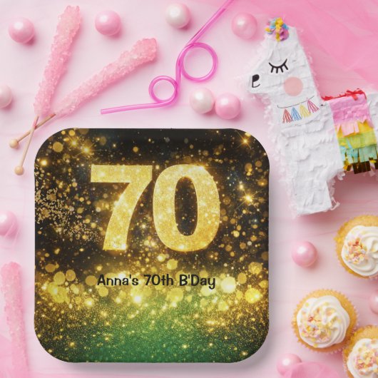 70th Birthday Party  Pappteller (Party)