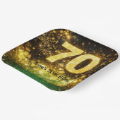 70th Birthday Party  Pappteller (Gewinkelt)