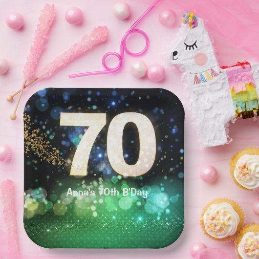 70th Birthday Party  Pappteller (Party)