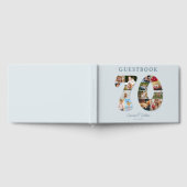 70th Birthday Photo Collage Milestone Guestbook Gästebuch (Voll)