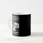 70th Birthday Skier Man 70 Years Old Skiing Lover  Kaffeetasse (Vorderseite Links)