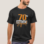 70Th Birthday Squad Family Matching Group T-Shirt<br><div class="desc">Best Birthday Crew Clothing Ideas. 70th Birthday Squad Family Matching Group. An amazing graphic design for 70th birthday mom or dad from daughter and son! B-day team themed outfit for men and women. Bday party matching clothes design to wear for wife or husband. Wish a happy seventieth birthday to grandma...</div>