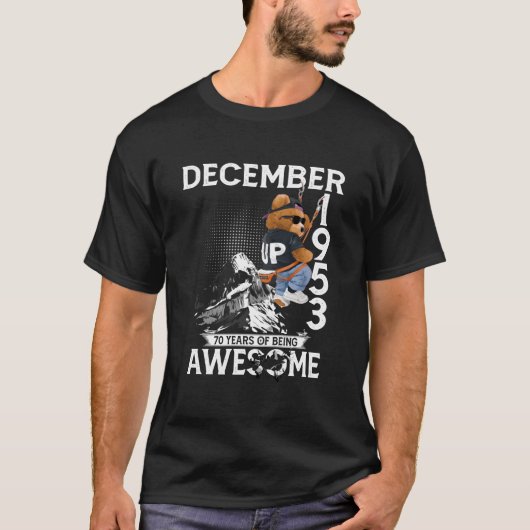 70Th December 1953 70 S T-Shirt (Vorderseite)