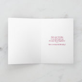 70th Happy Birthday Card Karte (Innenseite)