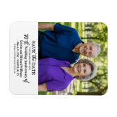 70th Wedding Anniversary Save the Date Photo Magnet (Horizontal)