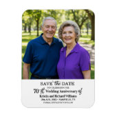 70th Wedding Anniversary Save the Date Photo Magnet (Vertikal)