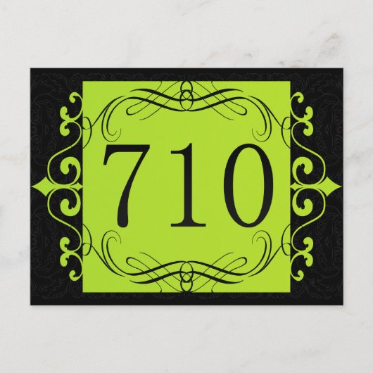 710 Bereichscode Postkarte (Vorderseite)