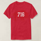 716 Rot T-Shirt (Design vorne)
