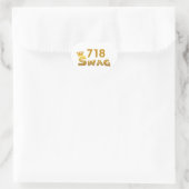 718 New York Swag Herz-Aufkleber (Tasche)