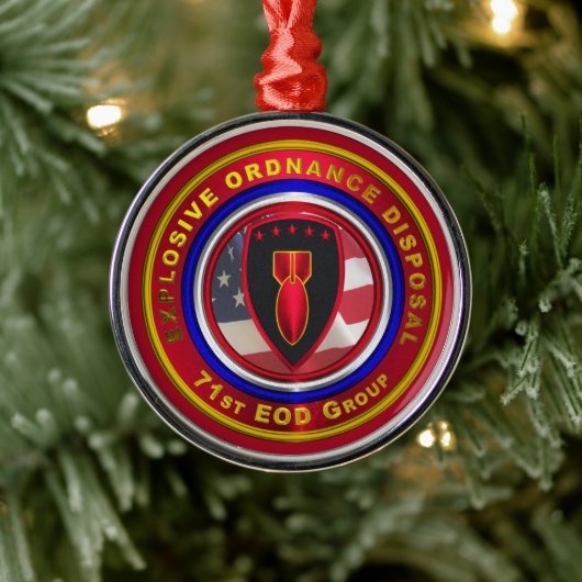 71. EOD GROUP Weihnachten Ornament Aus Metall (Baum)