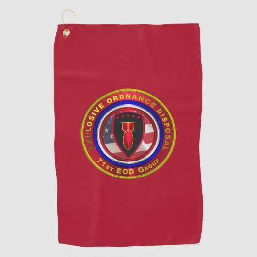 71. Explosive Ordnance Disposal Group Golfhandtuch (Vorderseite)
