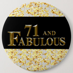 71. Geburtstag  Button