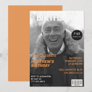 71. Geburtstag der Zeitschrift Schwarz/Weiß Einladung