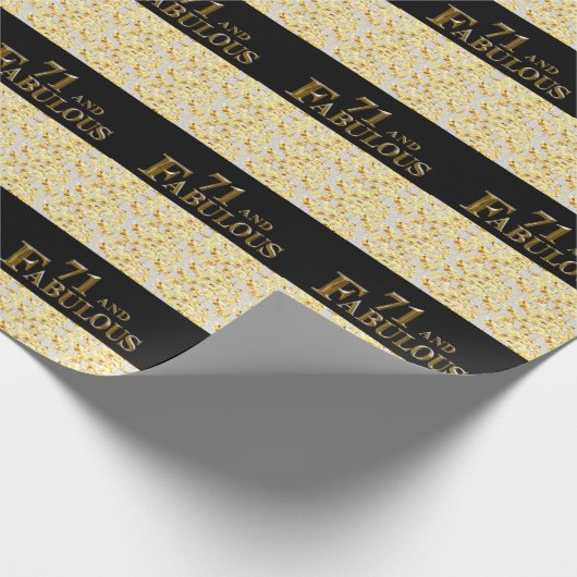 71. Geburtstag Geschenkpapier (Ecke)