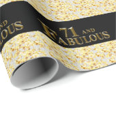 71. Geburtstag Geschenkpapier (Rolleneckpunkt)
