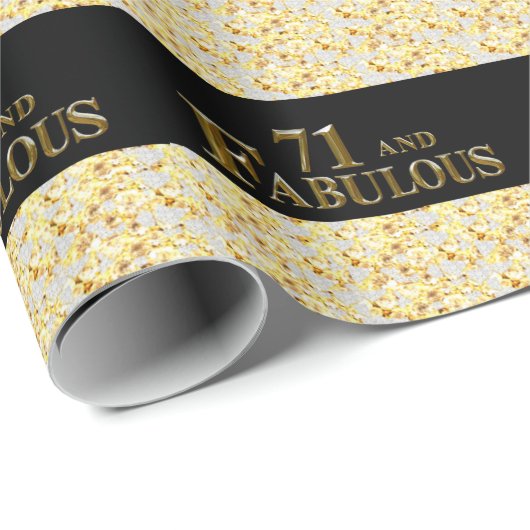 71. Geburtstag Geschenkpapier (Rolleneckpunkt)