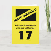 71. Geburtstag Karte (Vorderseite)